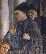 Fra Filippo Lippi Details of The Celebration of the Relics of St Stephen and Part of the Martyrdom of St Stefano oil painting reproduction